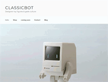 Tablet Screenshot of classicbot.com